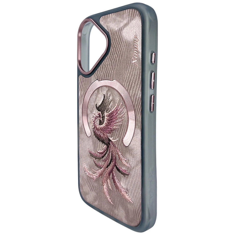 Nimmy Magnetic Fantasy Animal MagSafe iPhone 16 Case - Rose Gold_1