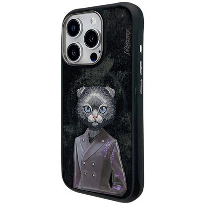 Nimmy Magnetic fashion cute pet MagSafe case for iPhone 16 Pro - black_1