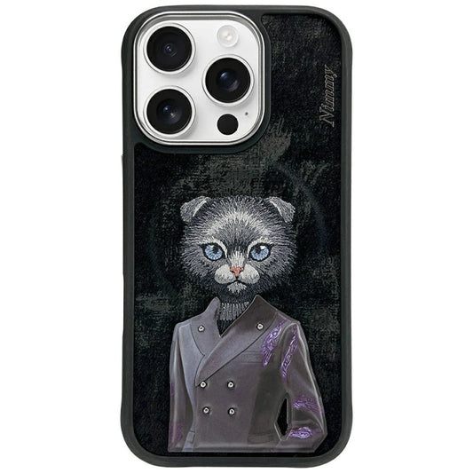 Nimmy Magnetic fashion cute pet MagSafe case for iPhone 16 Pro Max - black_0
