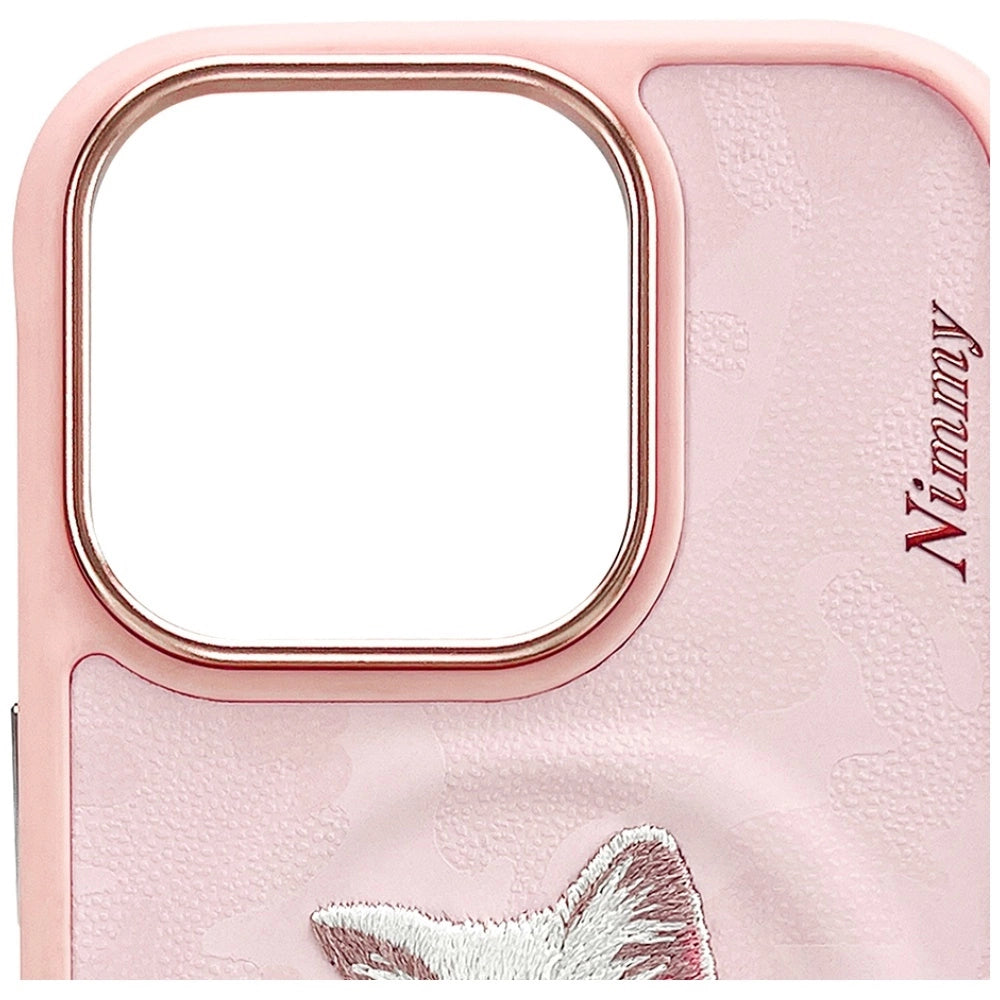 Nimmy Magnetic fashion cute pet MagSafe case for iPhone 16 Pro - pink_2