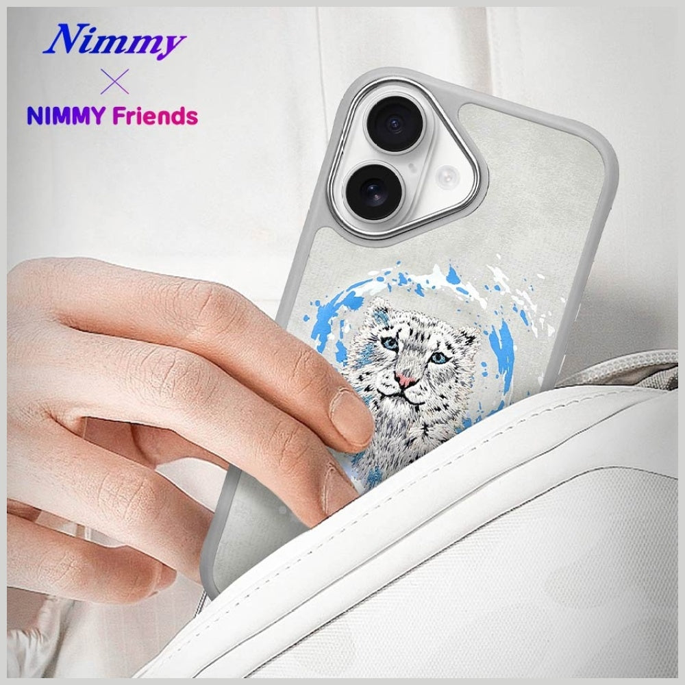 Nimmy Pantera MagSafe case for iPhone 16 - light gray_13