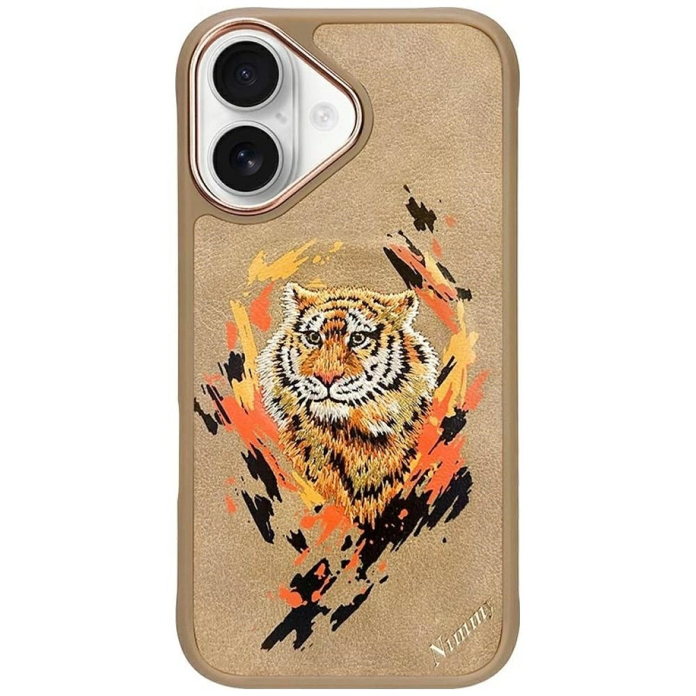 Nimmy Tiger MagSafe case for iPhone 16 - brown_0