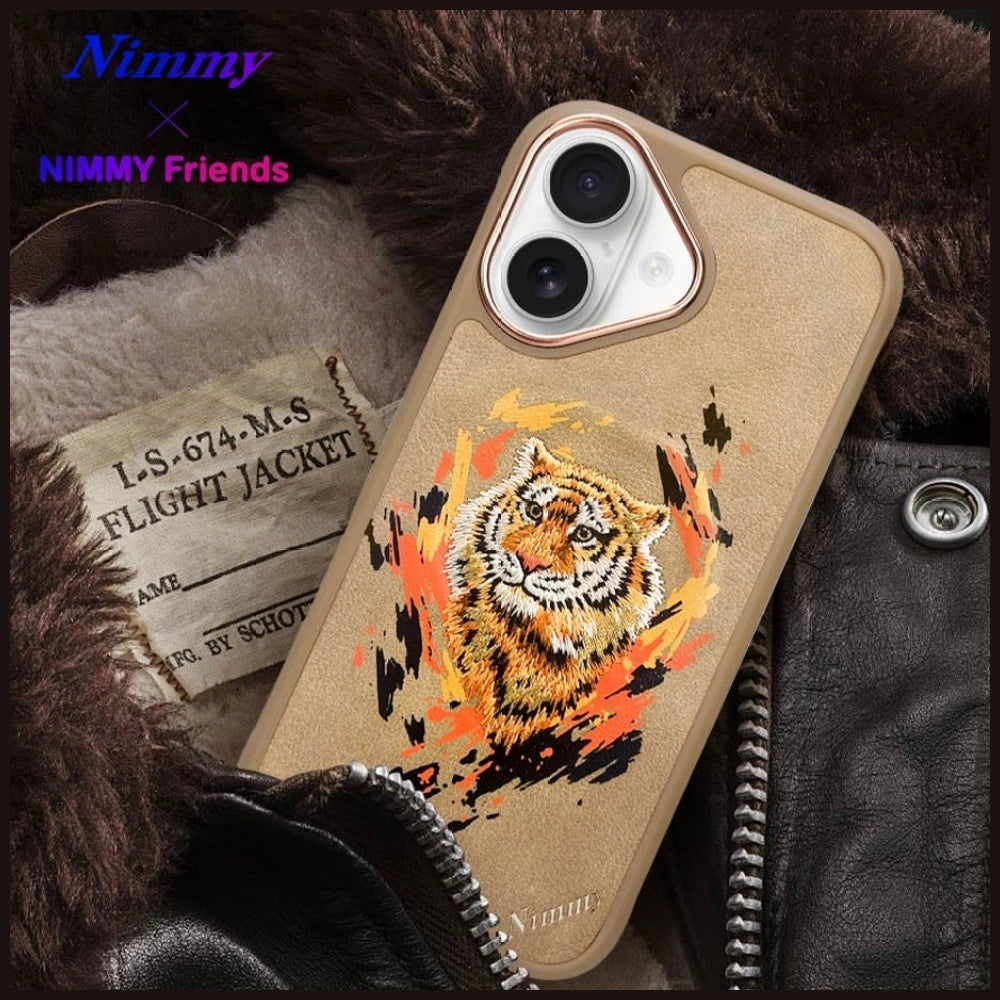 Nimmy Tiger MagSafe case for iPhone 16 - brown_13
