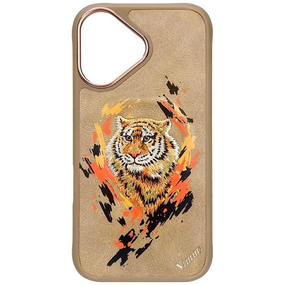 Nimmy Tiger MagSafe case for iPhone 16 - brown_1