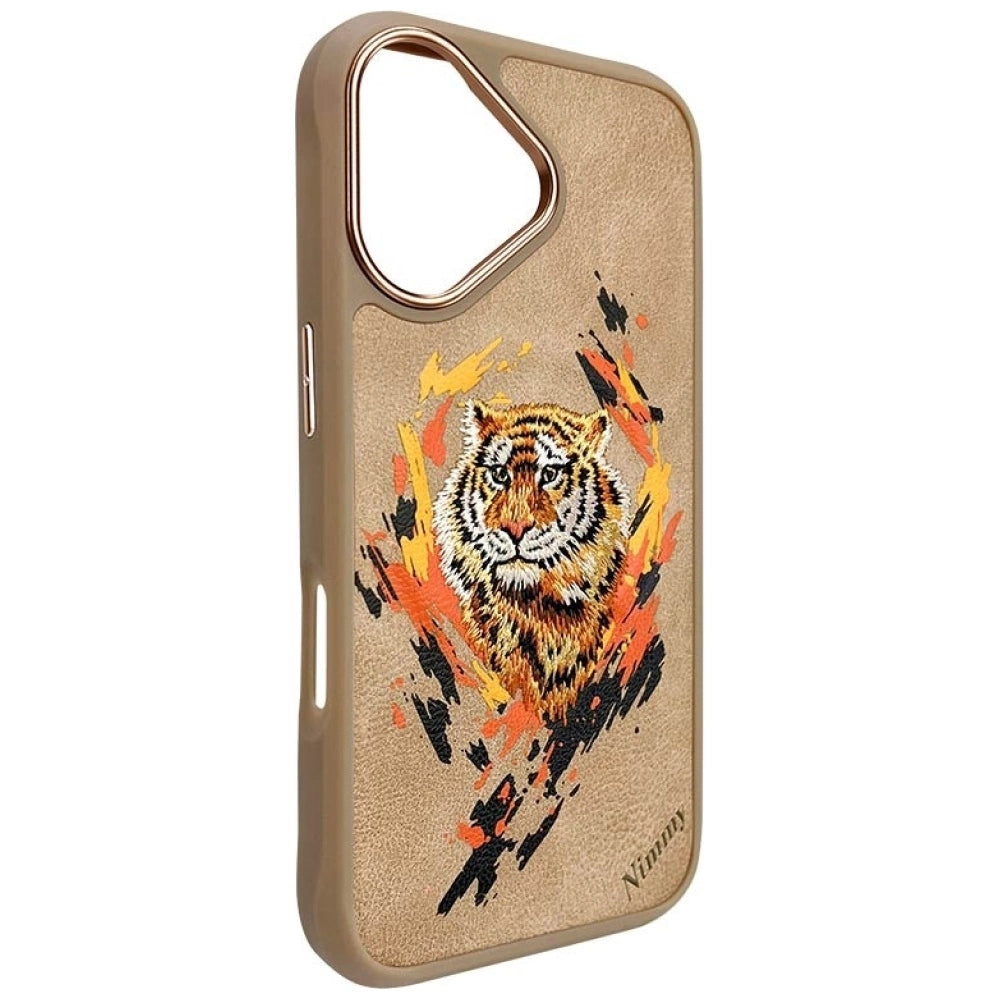 Nimmy Tiger MagSafe case for iPhone 16 - brown_4