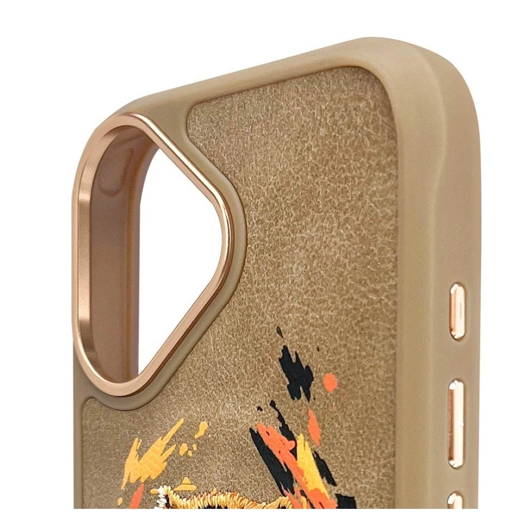 Nimmy Tiger MagSafe case for iPhone 16 - brown_8