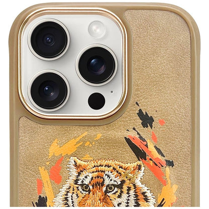 Nimmy Tiger MagSafe case for iPhone 16 Pro - brown_1