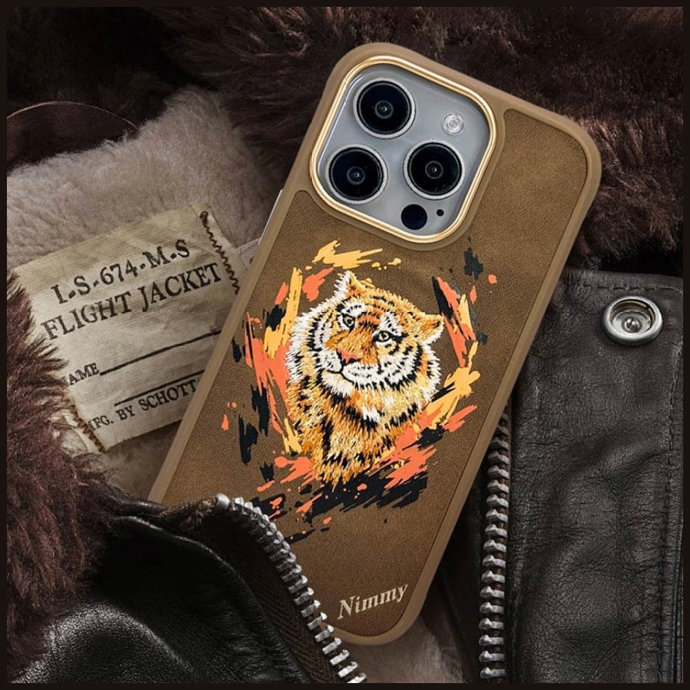 Nimmy Tiger MagSafe case for iPhone 16 Pro Max - brown_9