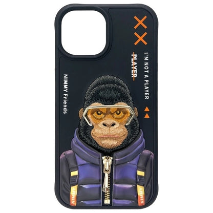 Nimmy Cool&amp;Cute 2.0 Monkey case for iPhone 15 - black_3