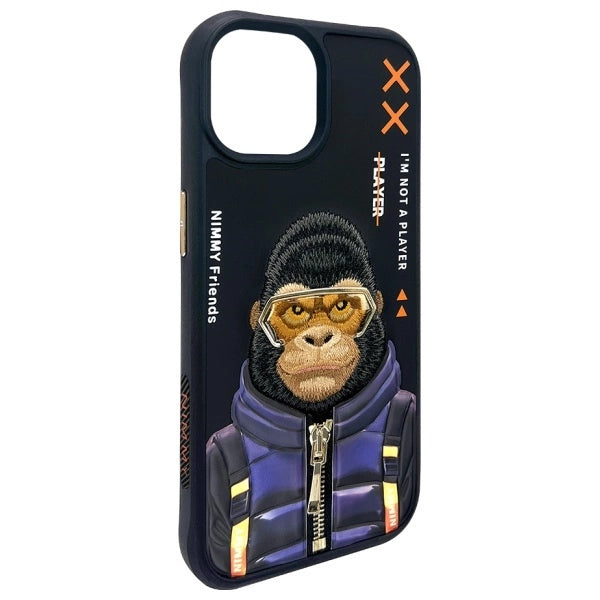 Nimmy Cool&amp;Cute 2.0 Monkey case for iPhone 15 - black_5