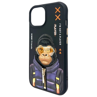 Nimmy Cool&amp;Cute 2.0 Monkey case for iPhone 15 - black_6