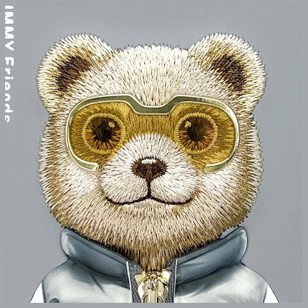 Nimmy Cool&amp;Cute 2.0 Bear Case for iPhone 15 - Gray_11