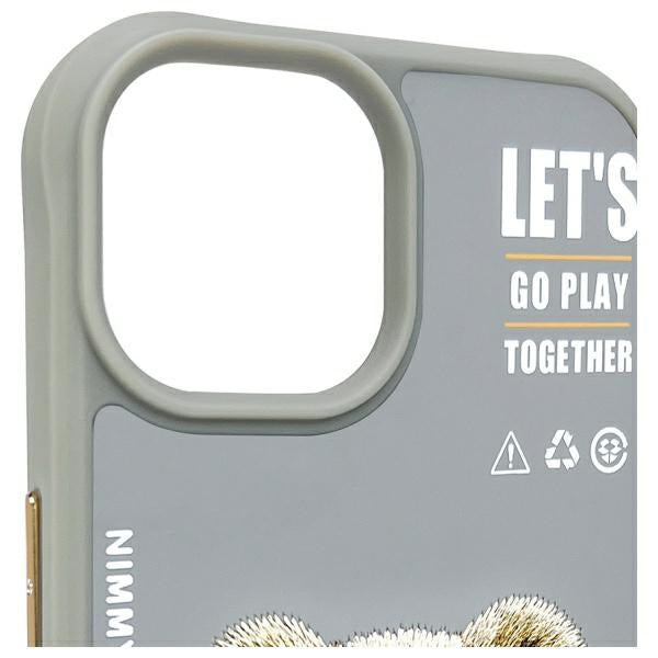 Nimmy Cool&amp;Cute 2.0 Bear Case for iPhone 15 - Gray_7