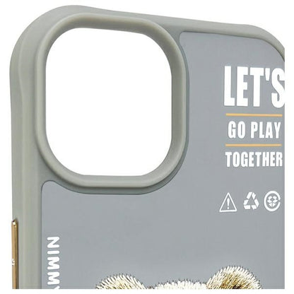 Nimmy Cool&amp;Cute 2.0 Bear Case for iPhone 15 - Gray_7