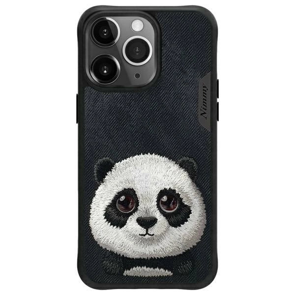 Nimmy Big Eyed Pet 2.0 Panda case for iPhone 15 Pro - black_0