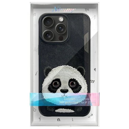 Nimmy Big Eyed Pet 2.0 Panda case for iPhone 15 Pro - black_9