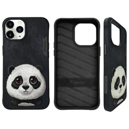 Nimmy Big Eyed Pet 2.0 Panda case for iPhone 15 Pro - black_1