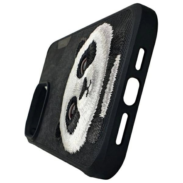 Nimmy Big Eyed Pet 2.0 Panda case for iPhone 15 Pro - black_5
