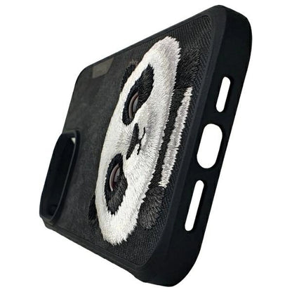 Nimmy Big Eyed Pet 2.0 Panda case for iPhone 15 Pro - black_5
