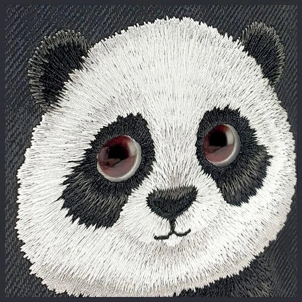 Nimmy Big Eyed Pet 2.0 Panda case for iPhone 15 Pro - black_6