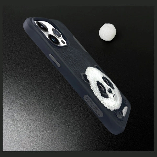 Nimmy Big Eyed Pet 2.0 Panda case for iPhone 15 Pro - black_7