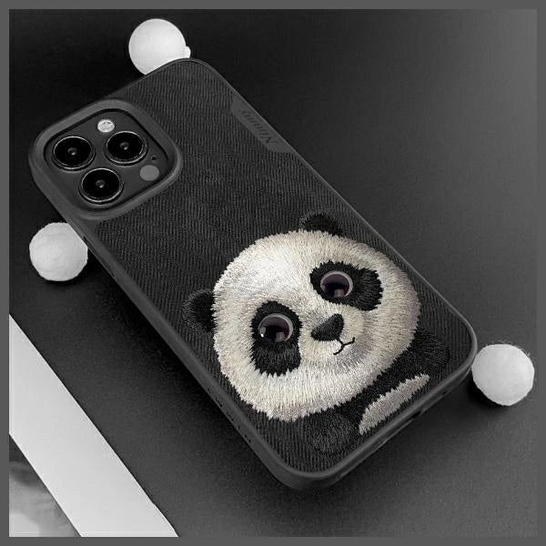 Nimmy Big Eyed Pet 2.0 Panda case for iPhone 15 Pro - black_8