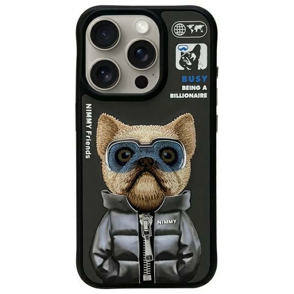 Nimmy Cool&amp;Cute 2.0 Case for iPhone 15 Pro - Black_0