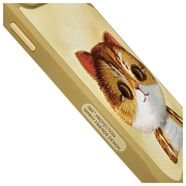 Nimmy Big Eyed Pet 2.0 Cat Case for iPhone 15 Pro - Green_4