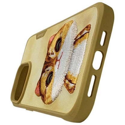 Nimmy Big Eyed Pet 2.0 Cat Case for iPhone 15 Pro - Green_5