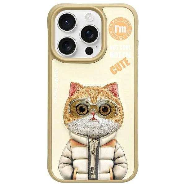 Nimmy Cool&amp;Cute 2.0 Cat Case for iPhone 15 Pro - Green_0
