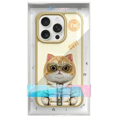 Nimmy Cool&amp;Cute 2.0 Cat Case for iPhone 15 Pro - Green_11