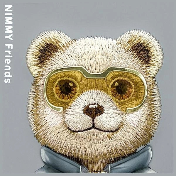 Nimmy Cool&amp;Cute 2.0 Bear Case for iPhone 15 Pro - Gray_9