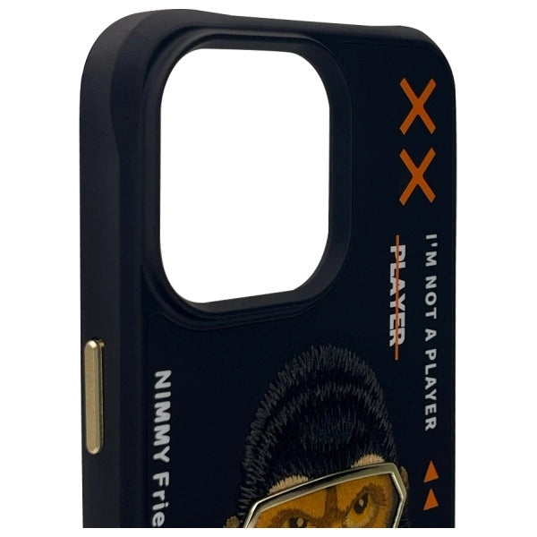 Nimmy Cool&amp;Cute 2.0 Monkey Case for iPhone 15 Pro Max - Black_2