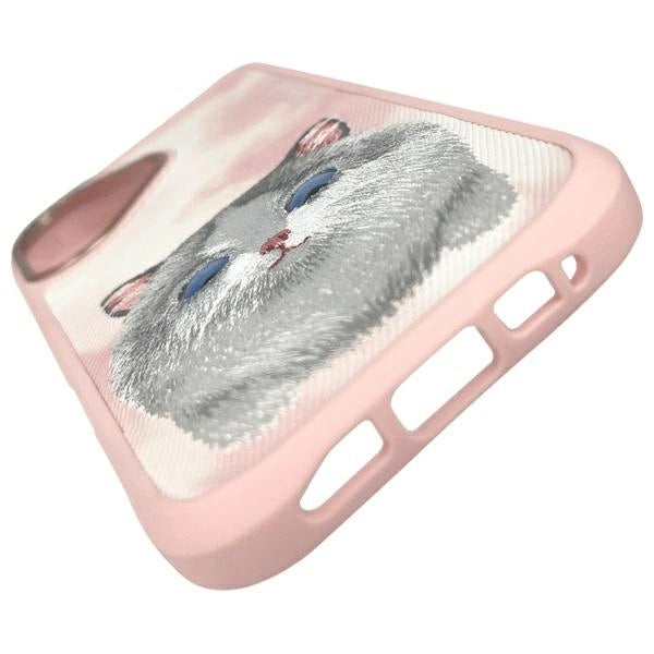 Nimmy Big Eyed Pet 2.0 Cat Case for iPhone 16 - Pink_7