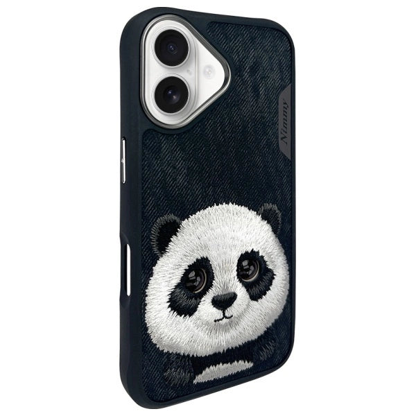 Nimmy Big Eyed Pet 2.0 Panda case for iPhone 16 - black_1