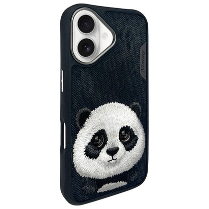 Nimmy Big Eyed Pet 2.0 Panda case for iPhone 16 - black_1