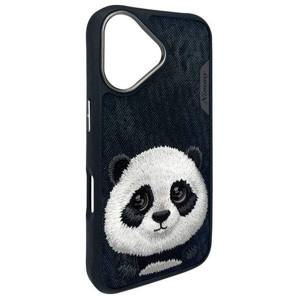 Nimmy Big Eyed Pet 2.0 Panda case for iPhone 16 - black_3