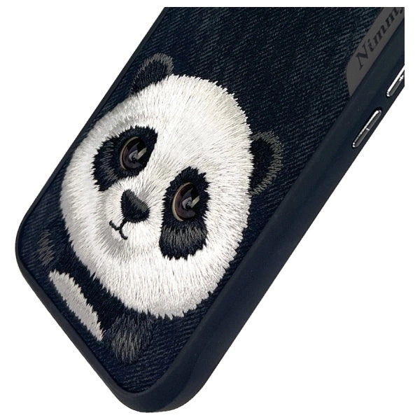 Nimmy Big Eyed Pet 2.0 Panda case for iPhone 16 - black_6