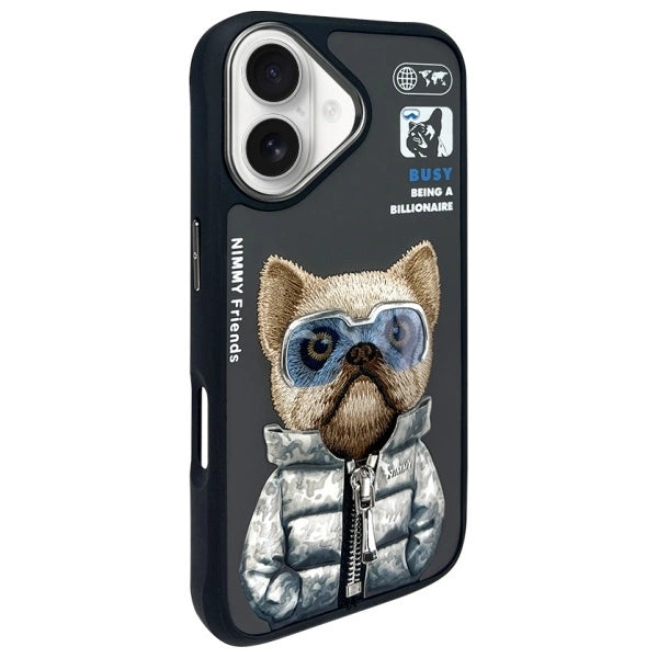 Nimmy Cool&amp;Cute 2.0 Dog Case for iPhone 16 - Black_1