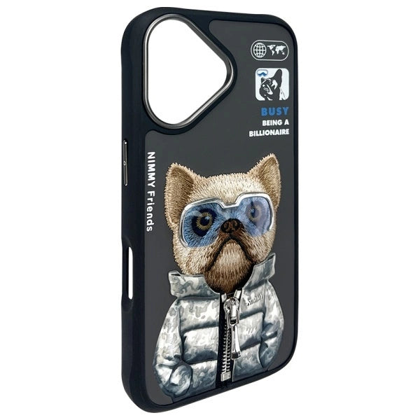 Nimmy Cool&amp;Cute 2.0 Dog Case for iPhone 16 - Black_3