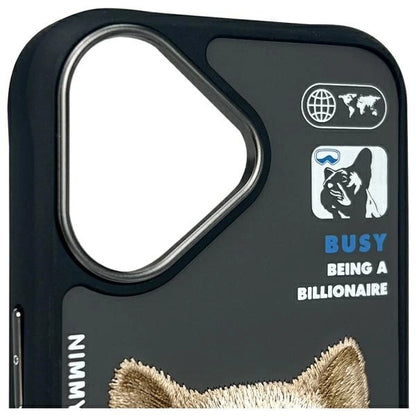 Nimmy Cool&amp;Cute 2.0 Dog Case for iPhone 16 - Black_4