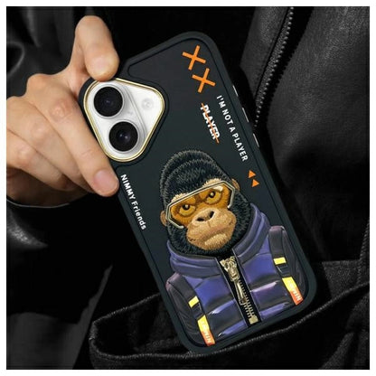 Nimmy Cool&amp;Cute 2.0 Monkey case for iPhone 16 - black_10