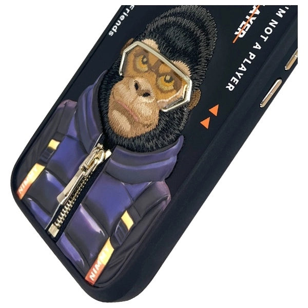 Nimmy Cool&amp;Cute 2.0 Monkey case for iPhone 16 - black_6