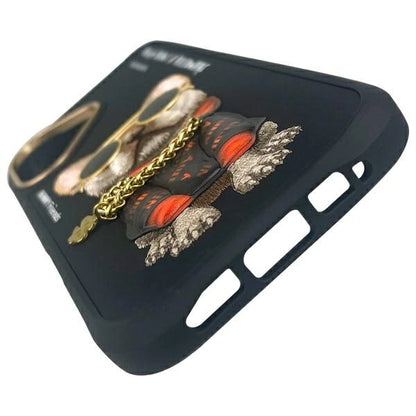Nimmy Glasses Cool Dog iPhone 16 Case - Black_7