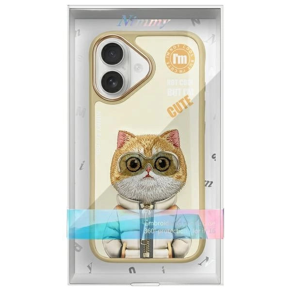 Nimmy Cool&amp;Cute 2.0 Cat Case for iPhone 16 - Green_11
