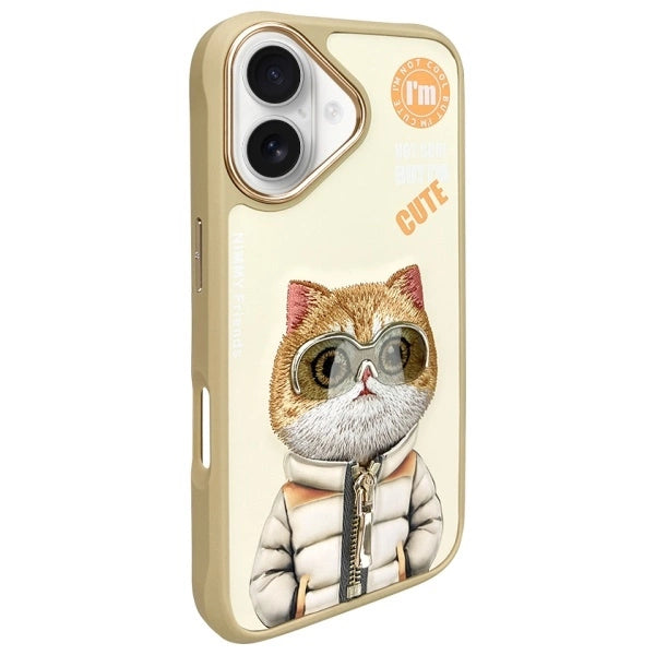 Nimmy Cool&amp;Cute 2.0 Cat Case for iPhone 16 - Green_1