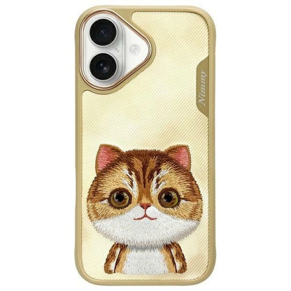 Nimmy Big Eyed Pet 2.0 Cat Case for iPhone 16 - Green_0