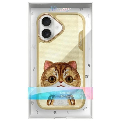 Nimmy Big Eyed Pet 2.0 Cat Case for iPhone 16 - Green_10