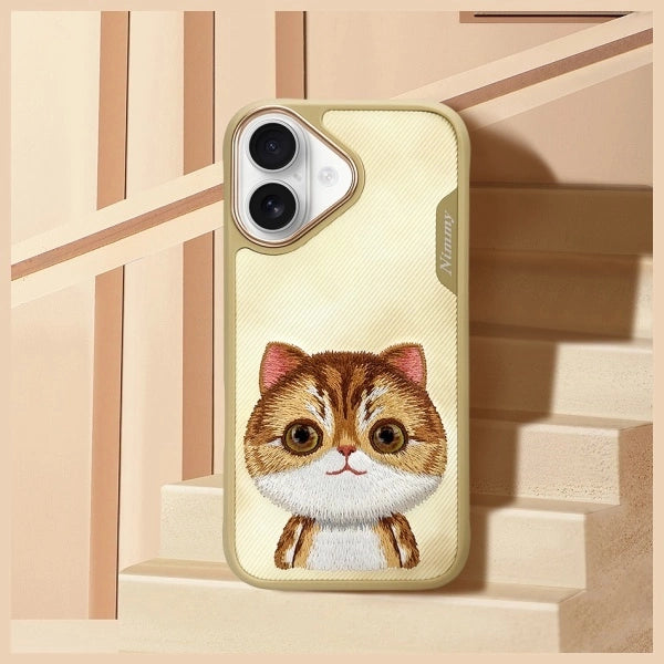 Nimmy Big Eyed Pet 2.0 Cat Case for iPhone 16 - Green_8