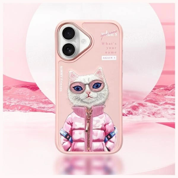 Nimmy Cool&amp;Cute 2.0 Cat Case for iPhone 16 - Pink_10